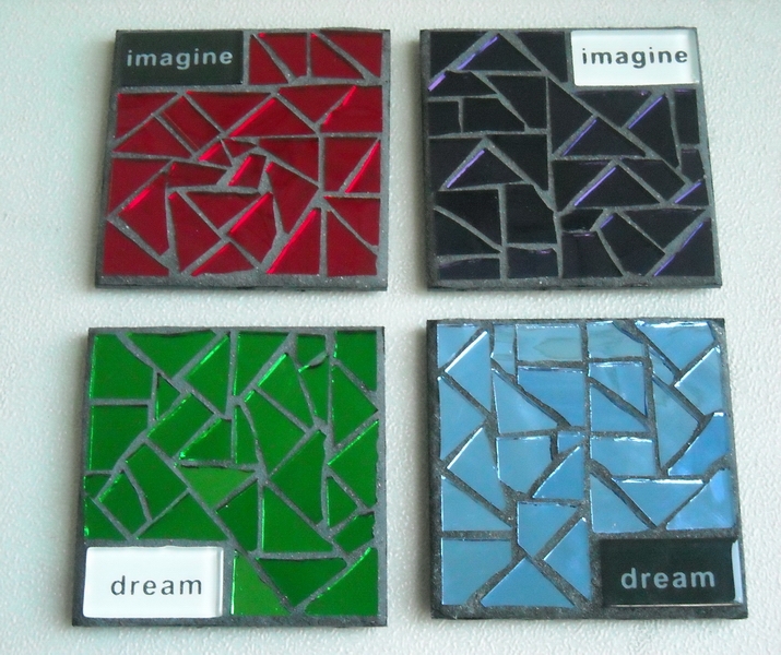 Mosaic coasters Multi Mirror Imagine