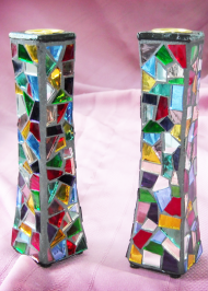 Mosaic Candlesticks mirror