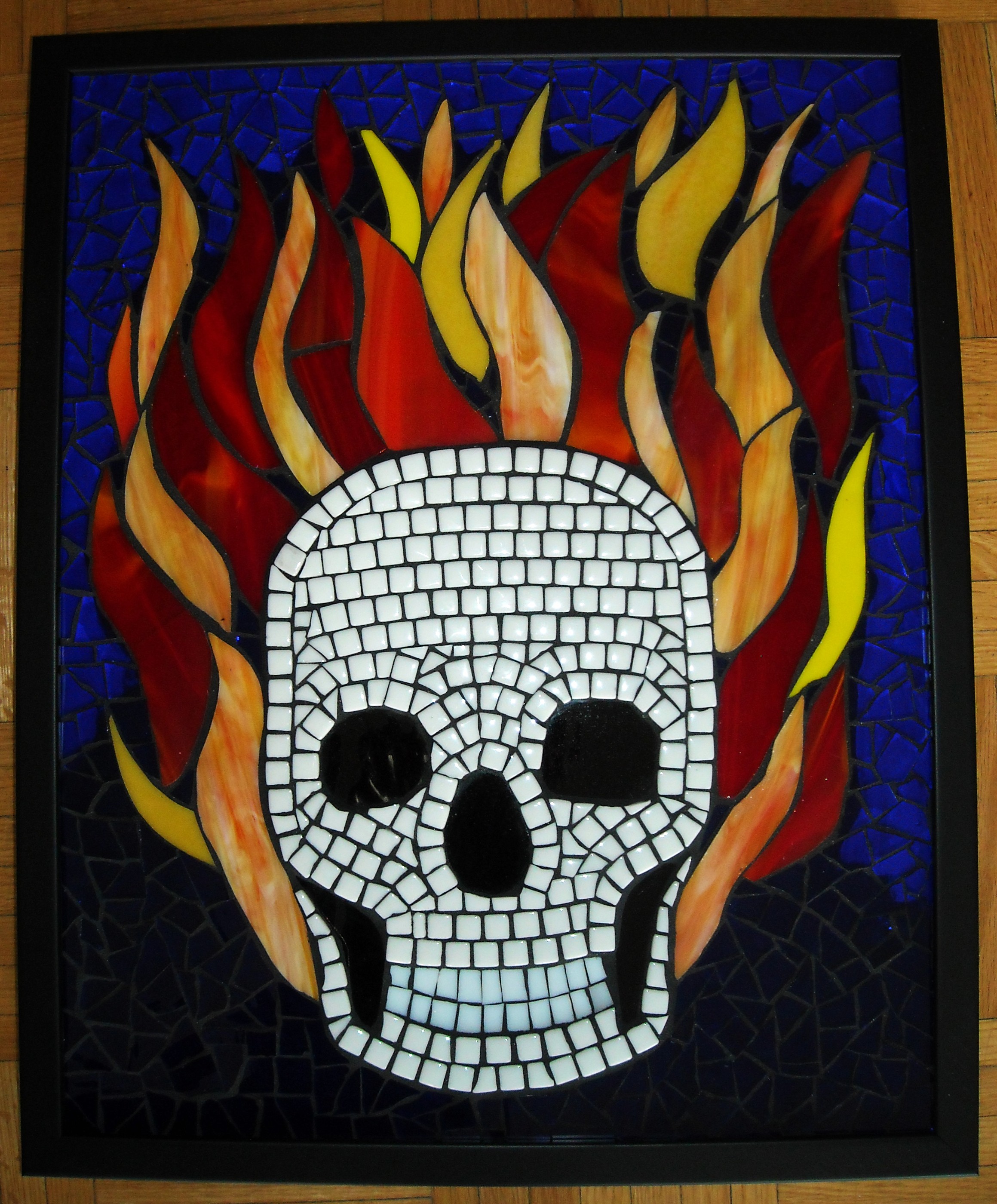 flaming-skull
